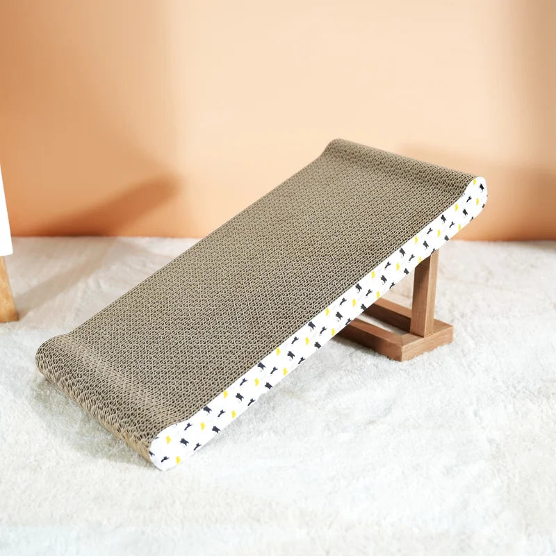 Cat Scratching Board – Cardboard Mat with Catnip