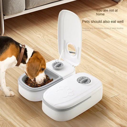 Automatic Pet Feeder & Water Bowl – Smart Feeding Made Easy
