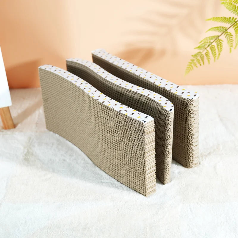 Cat Scratching Board – Cardboard Mat with Catnip