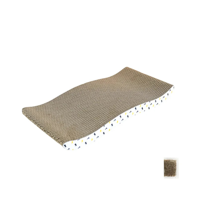 Cat Scratching Board – Cardboard Mat with Catnip
