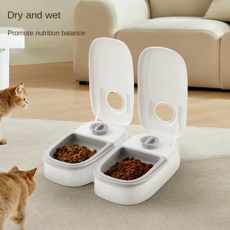 Automatic Pet Feeder & Water Bowl – Smart Feeding Made Easy