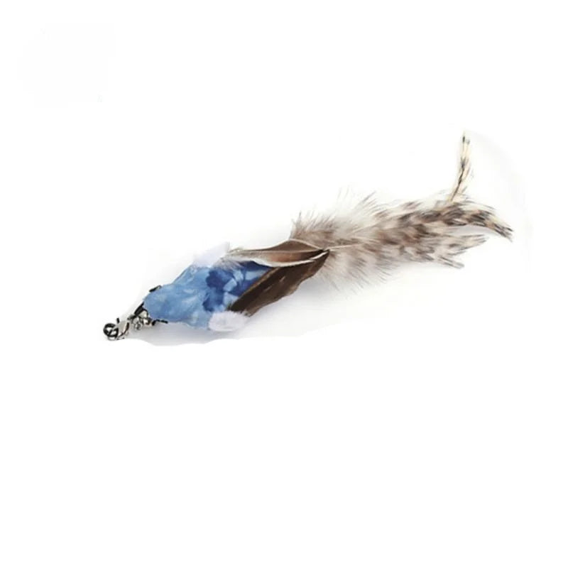Handfree Feather Cat Wand – Interactive Hunting & Exercise Toy