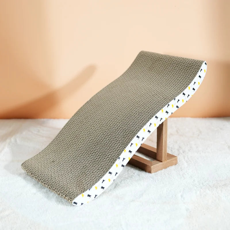 Cat Scratching Board – Cardboard Mat with Catnip