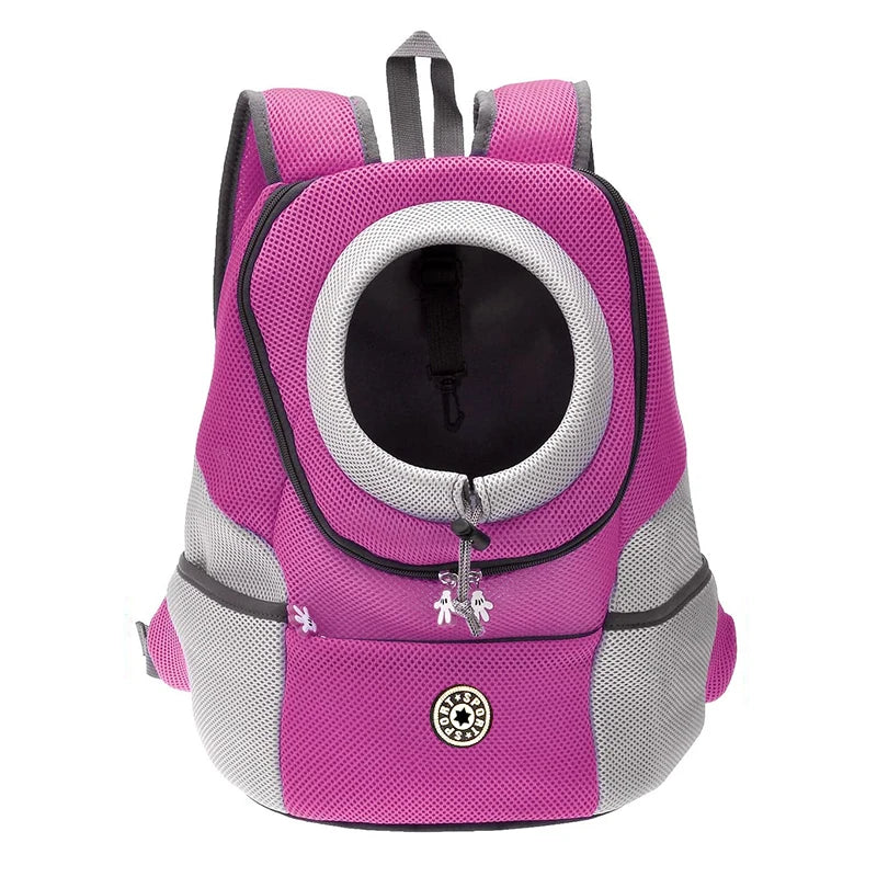 Double Shoulder Outdoor Pet Carrier Bag – Comfortable Travel for Dogs