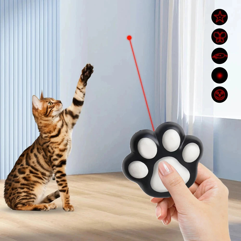 Rechargeable Laser Pet Toy – Interactive Fun for Dogs & Cats