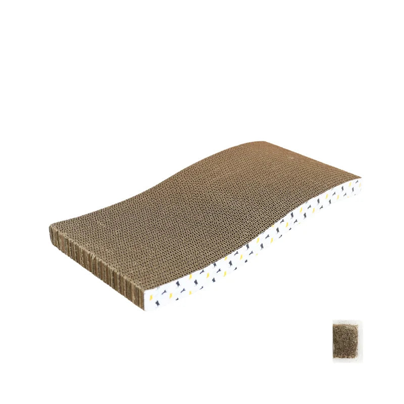 Cat Scratching Board – Cardboard Mat with Catnip