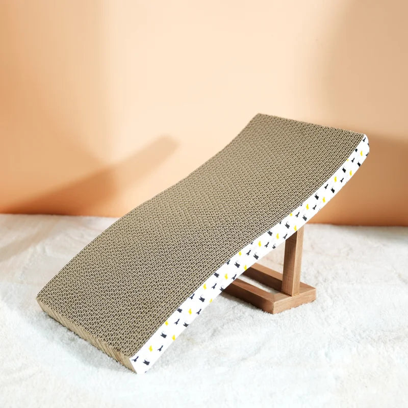 Cat Scratching Board – Cardboard Mat with Catnip