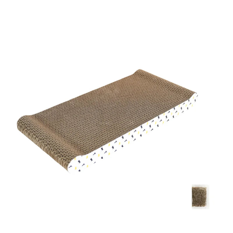 Cat Scratching Board – Cardboard Mat with Catnip