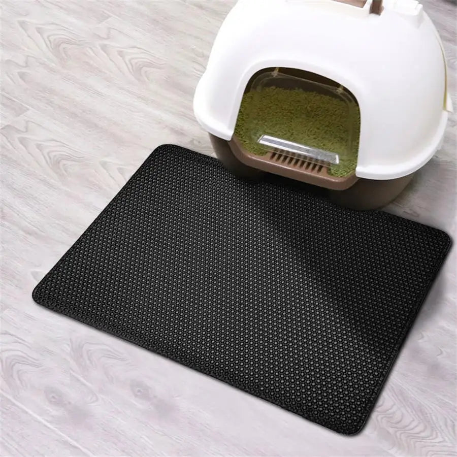Cat Litter Mat – Waterproof Honeycomb Double-Layer Design