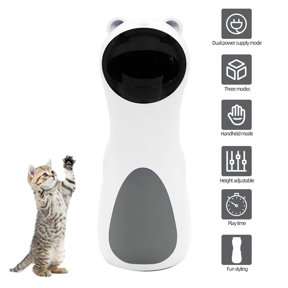Smart Rotating LED Laser Cat Toy – Interactive Fun for Cats