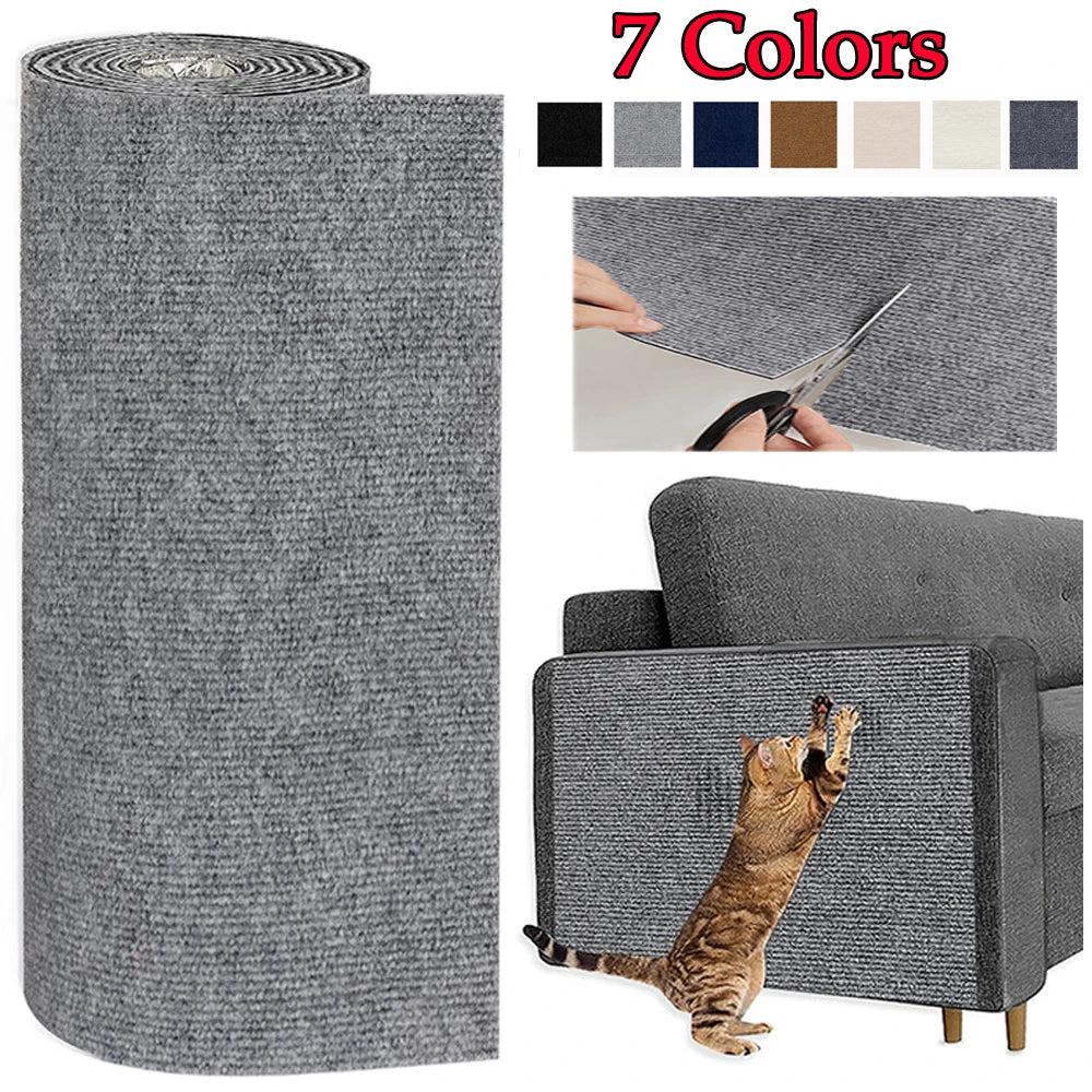 7 Colors Cat Scratcher – Sofa Protector & DIY Scratch Mat