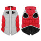 XL-6XL Zipper Dog Winter Warm Dog Coat Jacket Reflective Fleece Dog Cold Weather Vest with Leash D Rings for Medium Large Dogs