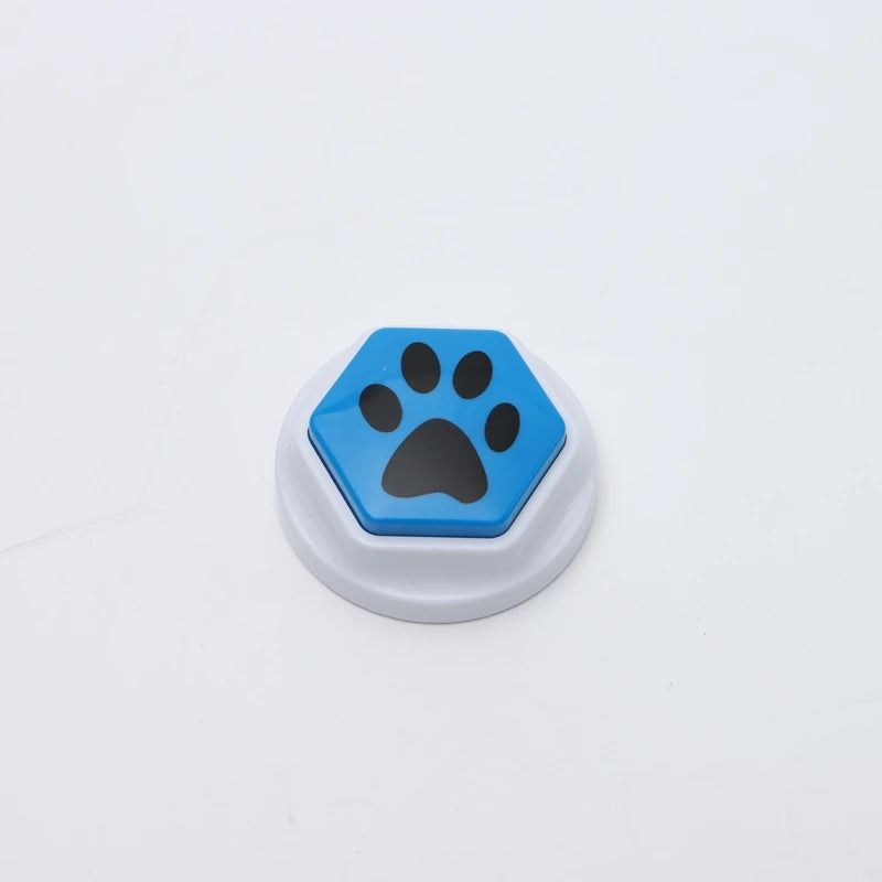 Interactive Dog Squeak Toy – Recordable Talking Buttons for Dogs