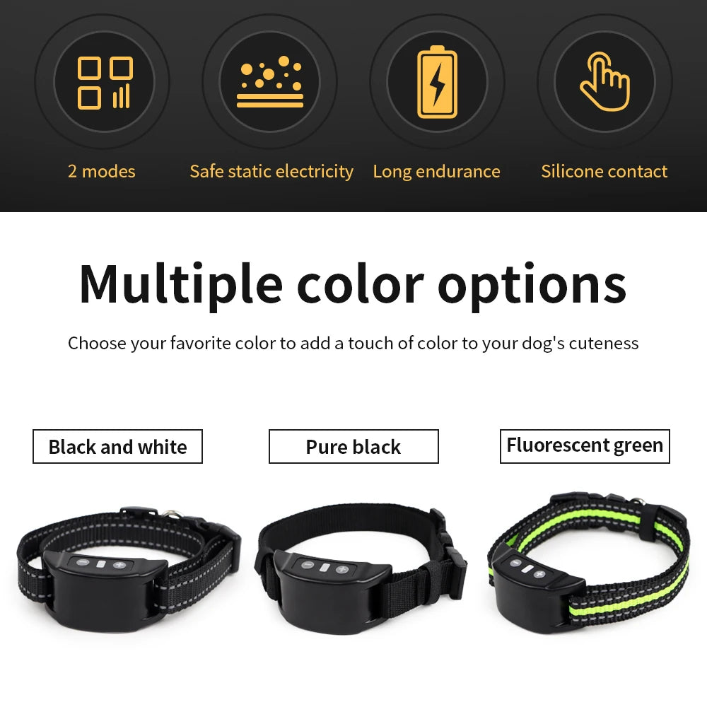 Dog Training Collar – USB Rechargeable Anti-Bark with 7 Sensitivity Levels
