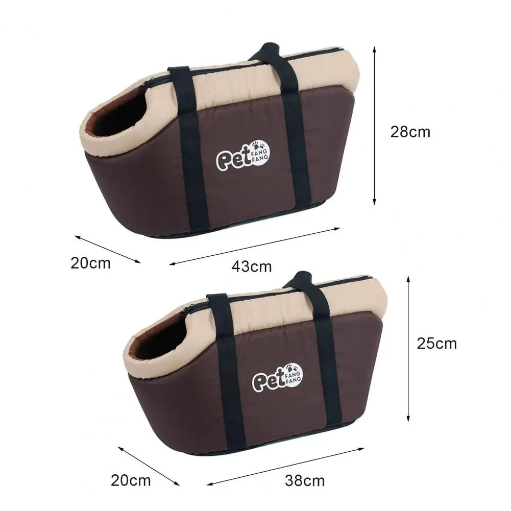 Soft-Sided Adjustable Pet Carrier Tote – Cozy Travel Companion