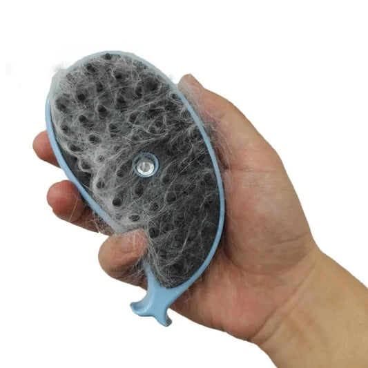 Cat & Dog Grooming Comb 3 in 1 Electric Spray Cat Hair Brushes for Massage Pet Grooming Comb Cat Steam Brush Cute Whale Shape