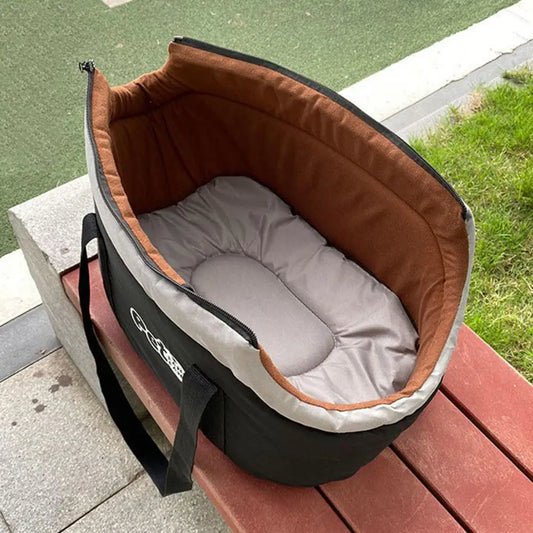 Soft-Sided Adjustable Pet Carrier Tote – Cozy Travel Companion