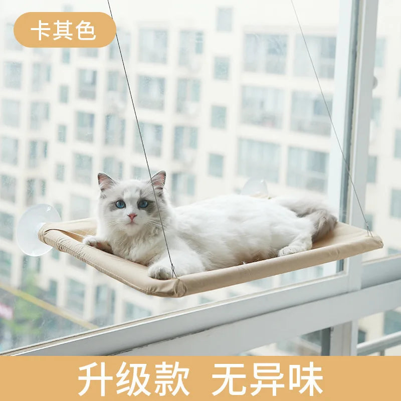 20KG Hanging Cat Hammock – Comfortable Sunny Window Seat for Cats & Kittens