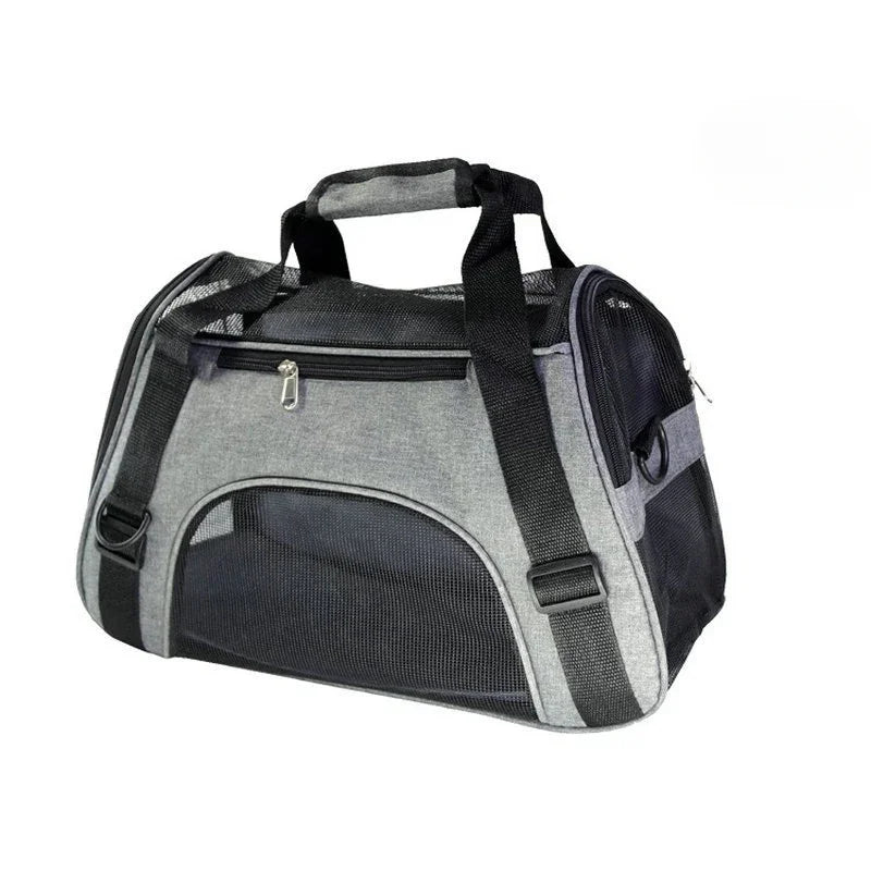 Portable Mesh Pet Carrier Bag – Comfortable Travel for Cats & Small Dogs