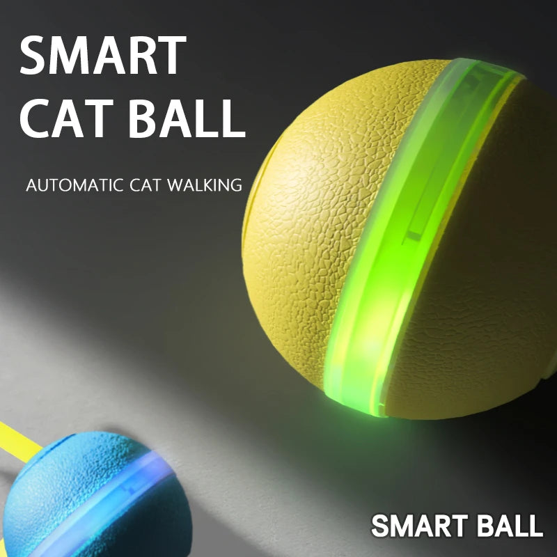 Interactive Smart Ball Toy – Automatic, USB Rechargeable Fun for Cats & Dogs