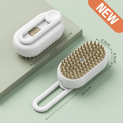 3-in-1 Pet Spray Massage Brush – Grooming Made Easy