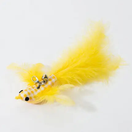 Handfree Feather Cat Wand – Interactive Hunting & Exercise Toy
