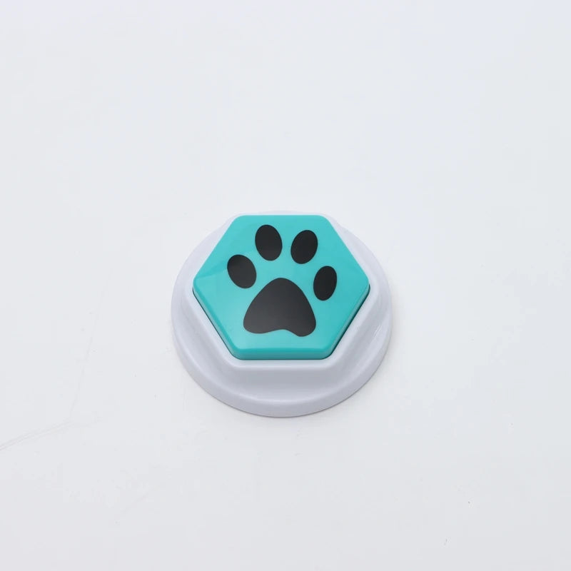 Interactive Dog Squeak Toy – Recordable Talking Buttons for Dogs