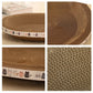 Corrugated Cat Scratching Post with Catnip – Scratch-Resistant Cat Bed & Furniture Protector