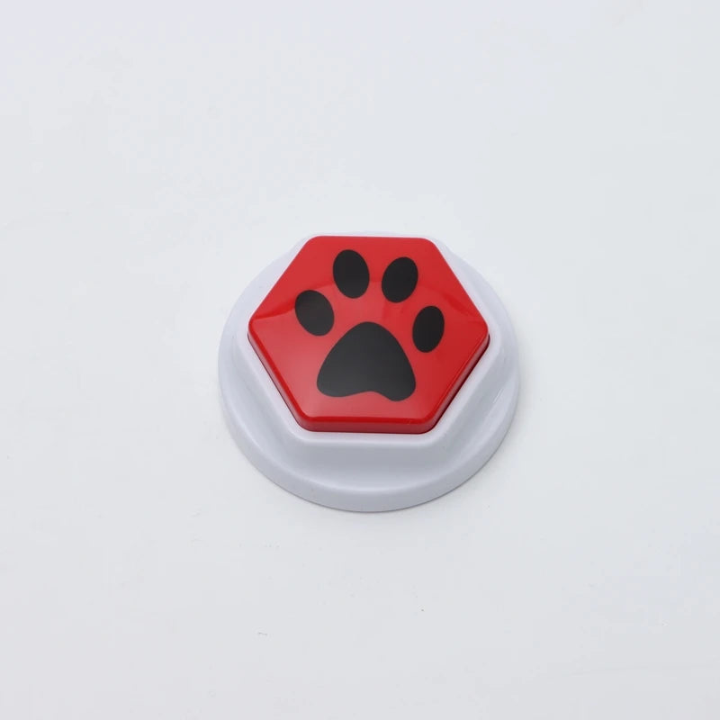 Interactive Dog Squeak Toy – Recordable Talking Buttons for Dogs