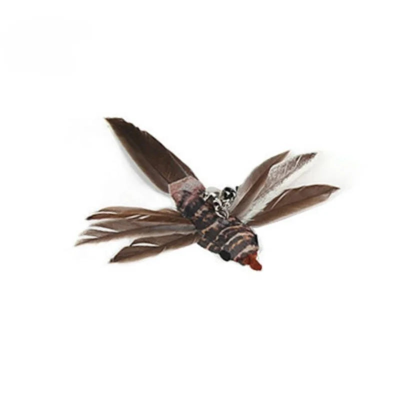 Handfree Feather Cat Wand – Interactive Hunting & Exercise Toy