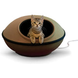 K&H Thermo-Kitty Mod Dream Pod – Heated Cat Cave Bed for Large Cats
