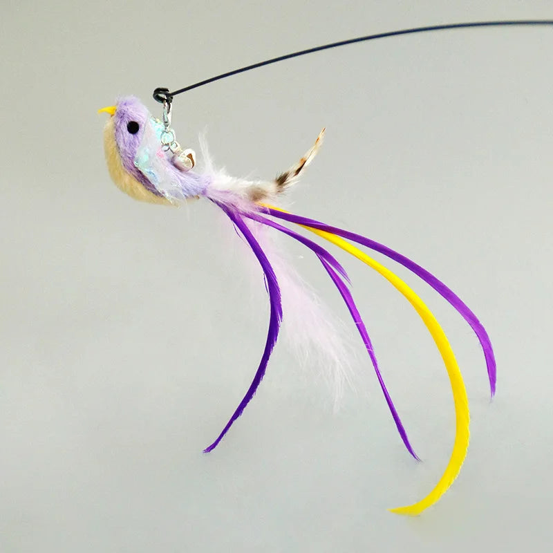 Handfree Feather Cat Wand – Interactive Hunting & Exercise Toy