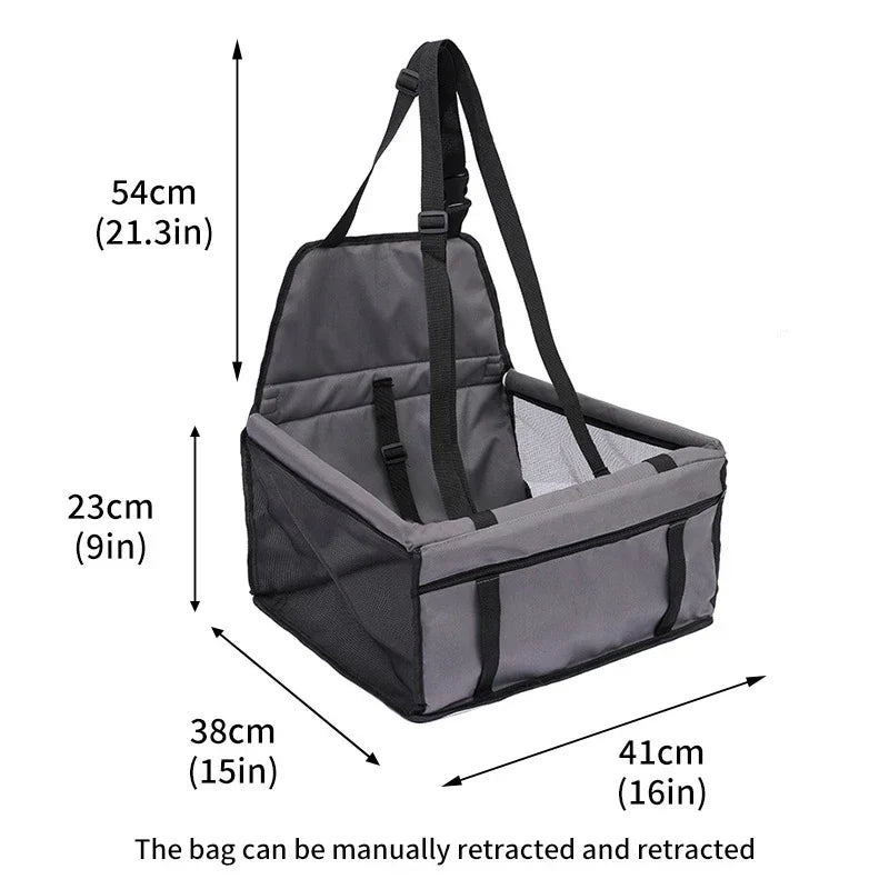 Waterproof Travel Pet Car Seat Bag – Durable & Comfortable