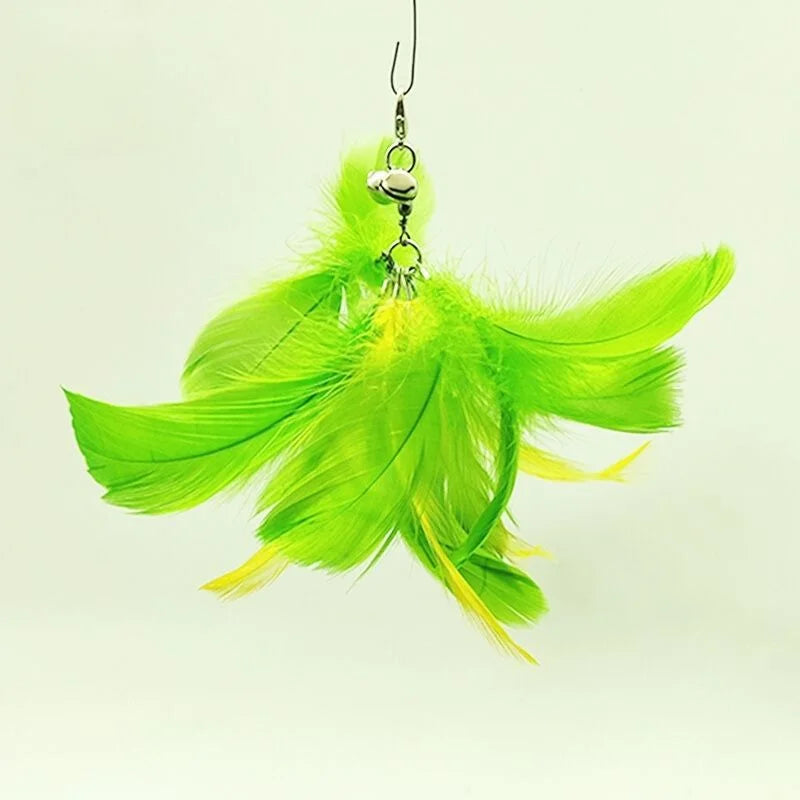 Handfree Feather Cat Wand – Interactive Hunting & Exercise Toy