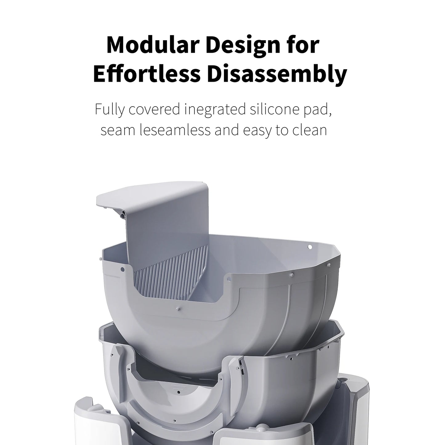 F6 Self-Cleaning Litter Box – Automatic, Odor-Controlled & Safe
