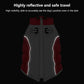 XL-6XL Zipper Dog Winter Warm Dog Coat Jacket Reflective Fleece Dog Cold Weather Vest with Leash D Rings for Medium Large Dogs