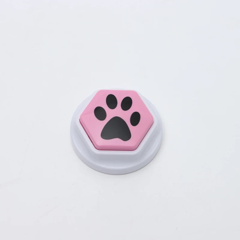 Interactive Dog Squeak Toy – Recordable Talking Buttons for Dogs