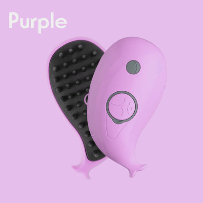 Cat & Dog Grooming Comb 3 in 1 Electric Spray Cat Hair Brushes for Massage Pet Grooming Comb Cat Steam Brush Cute Whale Shape