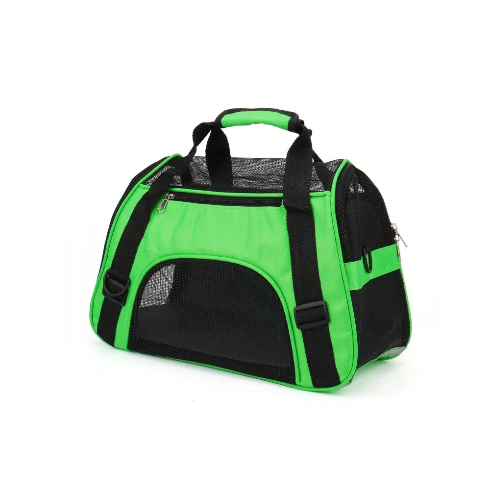 Portable Mesh Pet Carrier Bag – Comfortable Travel for Cats & Small Dogs