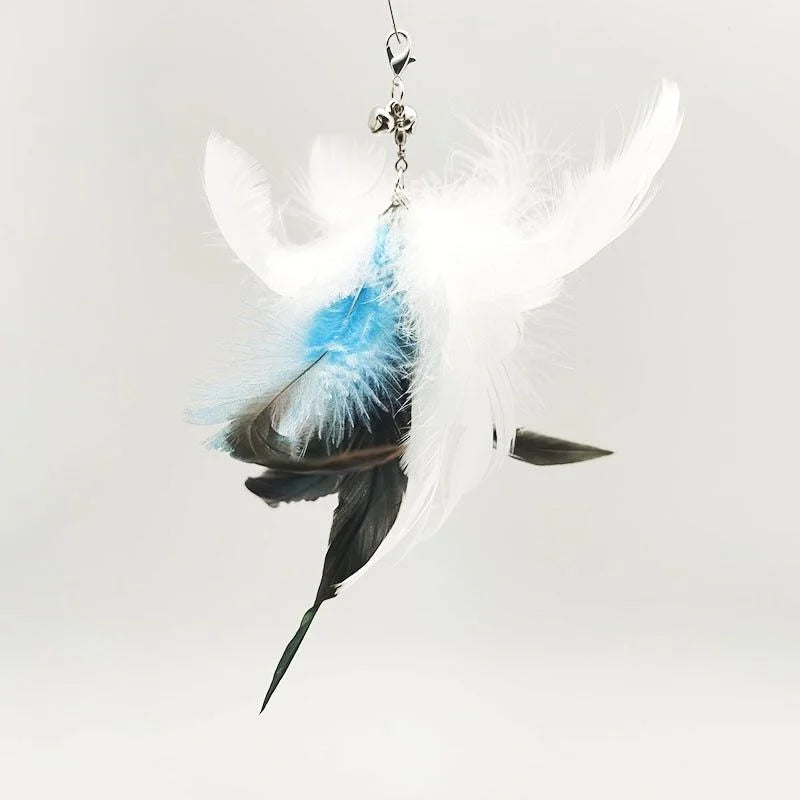 Handfree Feather Cat Wand – Interactive Hunting & Exercise Toy