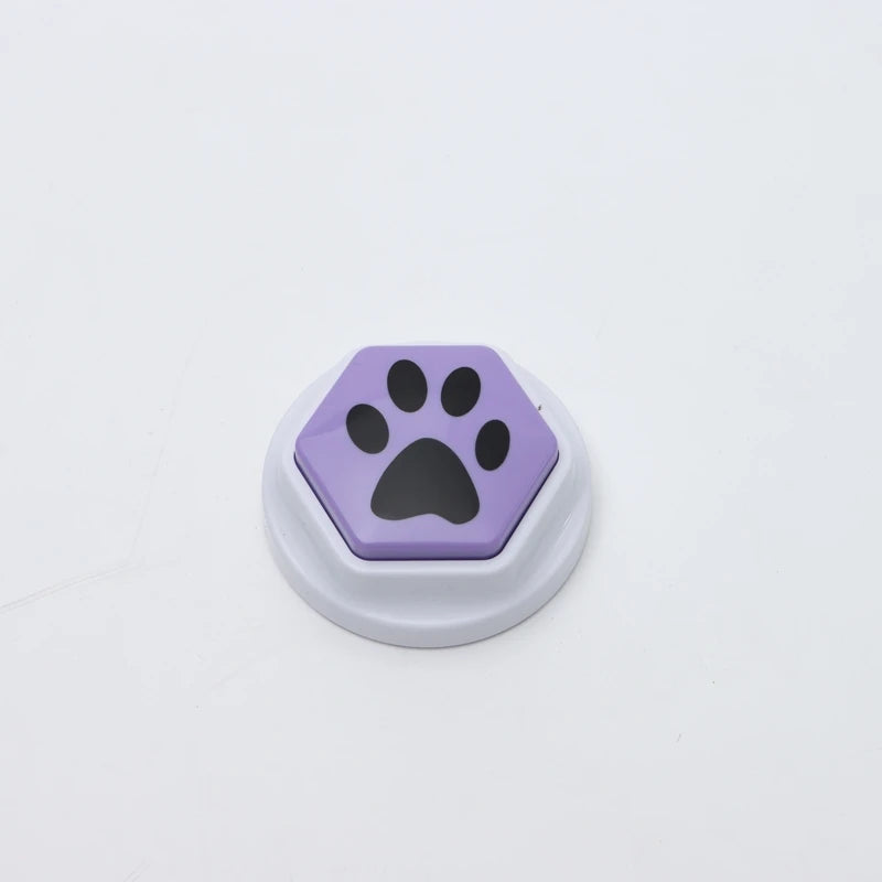 Interactive Dog Squeak Toy – Recordable Talking Buttons for Dogs