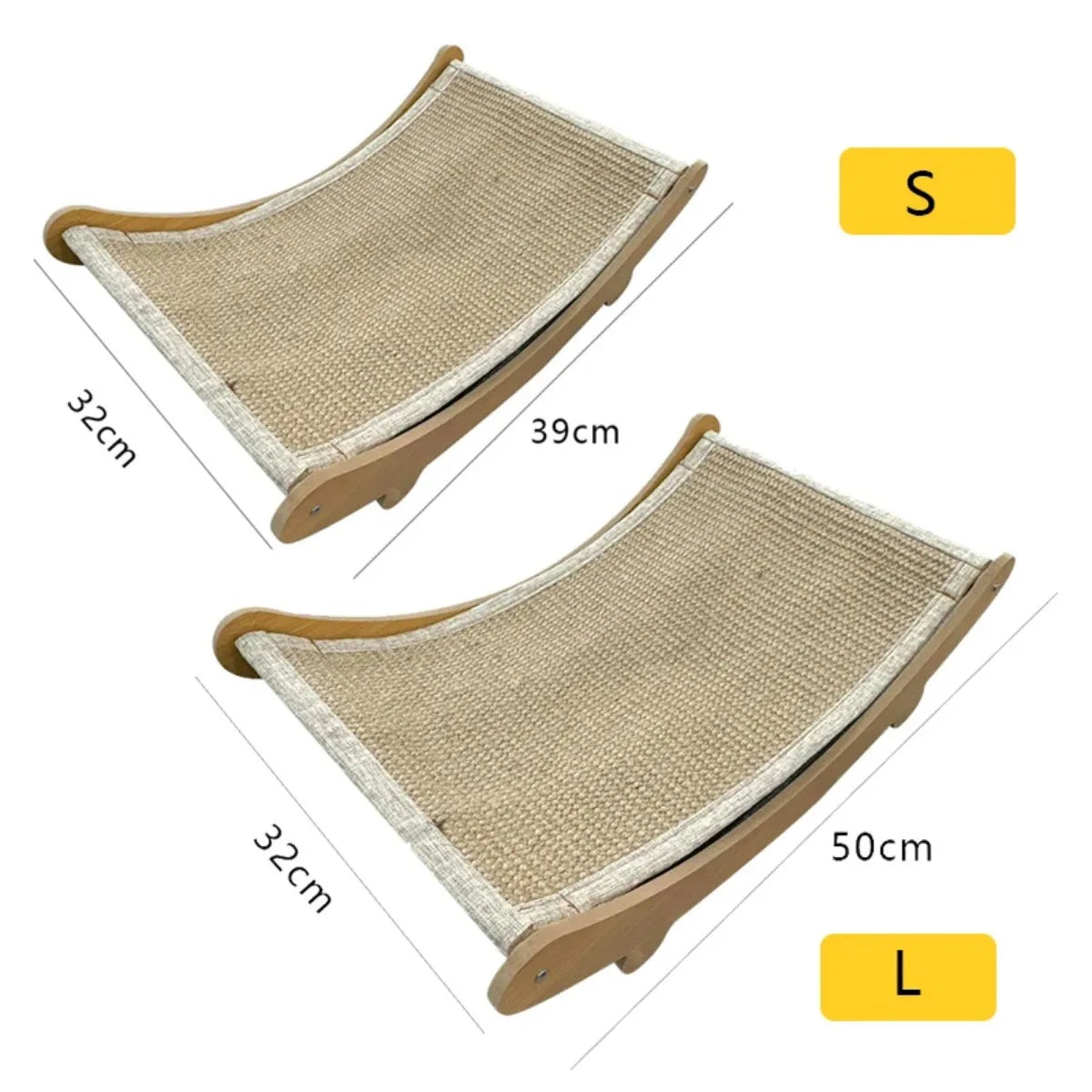 Wooden Cat Scratching Pads – Multifunctional Cat Bed & Toy