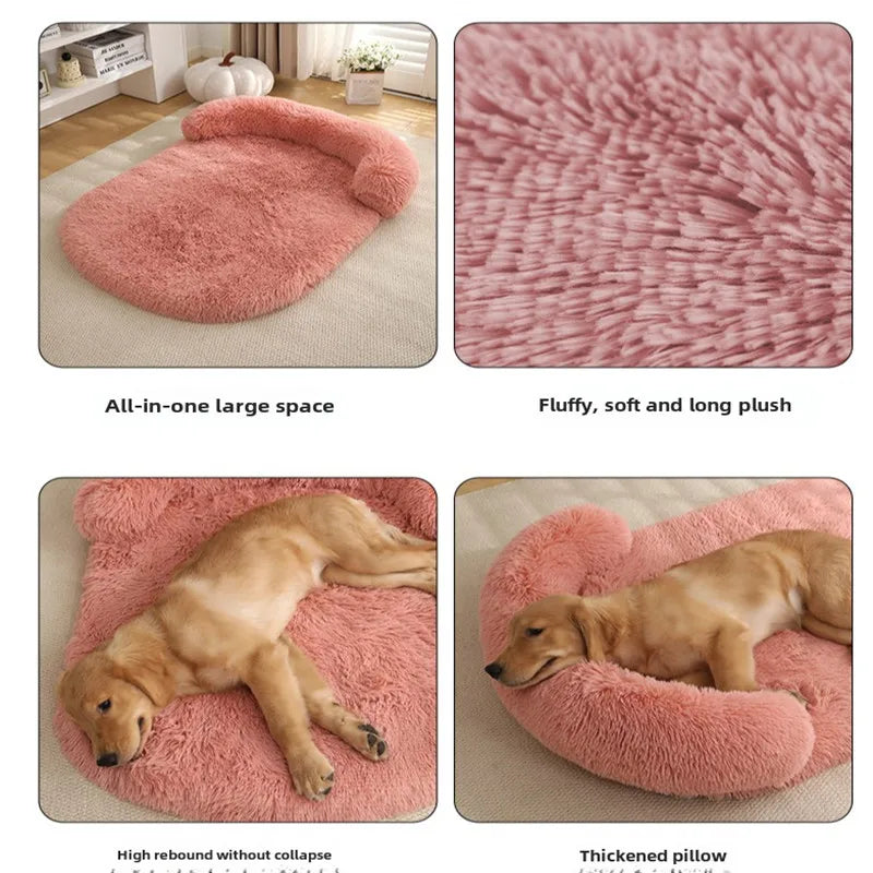 Orthopedic Waterproof and Washable Dog Couch, Egg Foam Pet Bed with Removable Bottom and Nonskid Bottom