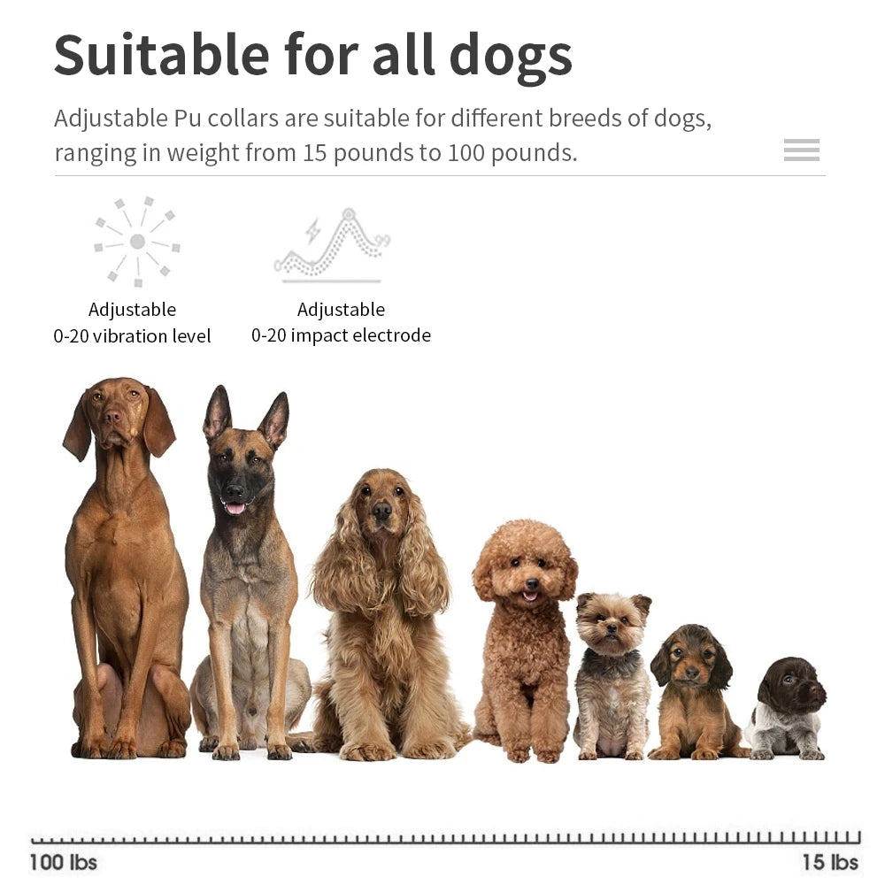 Dog Training Collar – USB Rechargeable Anti-Bark with 7 Sensitivity Levels