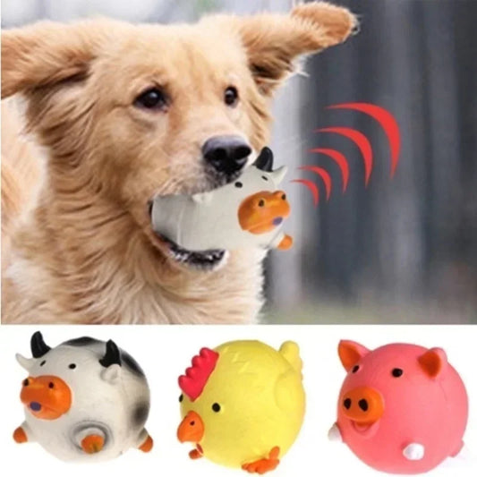 Pet Dog Vocal Toy – Interactive Sound-Responsive Fun