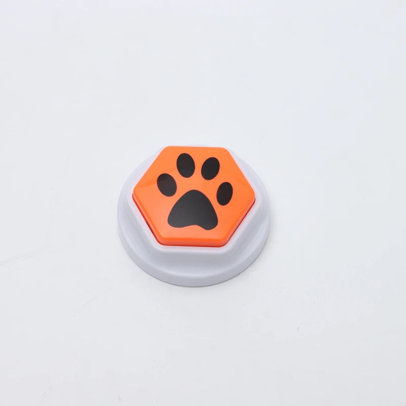 Interactive Dog Squeak Toy – Recordable Talking Buttons for Dogs