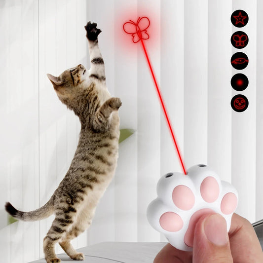 Rechargeable Laser Pet Toy – Interactive Fun for Dogs & Cats