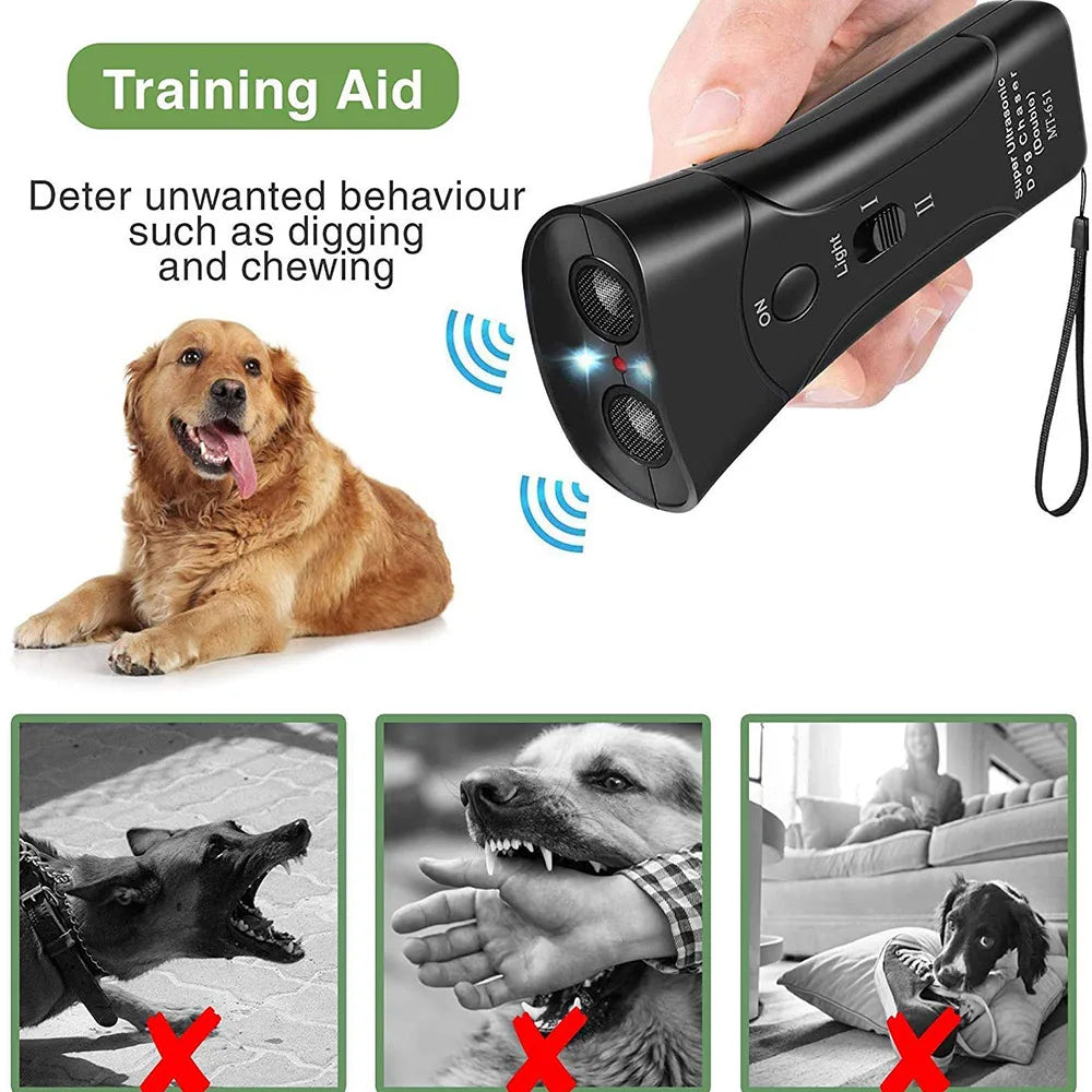 Ultrasonic Dog Repeller – Safe & Effective Anti-Bark Training Device