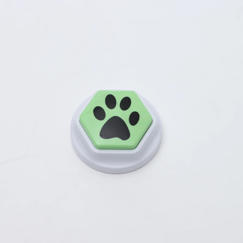 Interactive Dog Squeak Toy – Recordable Talking Buttons for Dogs