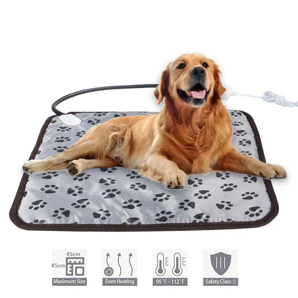 Winter Pet Heating Blanket – Warm, Waterproof, and Wear-Resistant